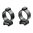 TALLEY 30MM MEDIUM MATTE BLUE RINGS