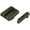 TRITIUM FIBER OPTIC (TFO) SIGHT SETS FOR GLOCK® - T.F.O. GRN FRT/REAR GLOCK 17,17L,19,22,23,24,26,27,33