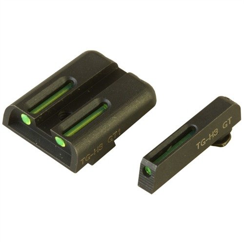 TRITIUM FIBER OPTIC (TFO) SIGHT SETS FOR GLOCK® - TRUGLO T.F.O. GREEN FRT/REAR GLOCK 20,21,29,30,31,32,37