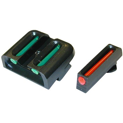FIBER OPTIC BRITE-SITE SIGHT SETS FOR GLOCK® - TRUGLO 131G1 FO BRITE-SITE FOR GLOCK 17,17L,19,22,23,24,26,27,33,