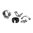 SAKO/TIKKA OPTILOCK RINGS 1" LOW, STAINLESS