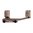 WARNE MFG. COMPANY 34MM ULTRA HIGH (1.435") 0 MOA MOUNT, DARK EARTH