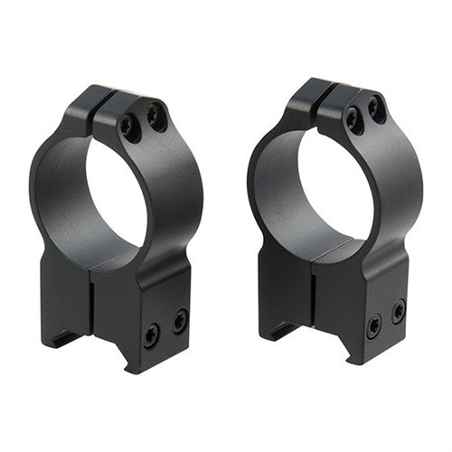 MAXIMA FIXED RINGS - WARNE MFG. COMPANY 30MM EXTRA HIGH (1.240") FIXED RINGS, BLACK