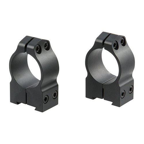 MAXIMA TIKKA RINGS - WARNE MFG. COMPANY 1" MEDIUM MATTE BLACK TIKKA RINGS