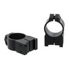 MAXIMA GROOVED RECEIVER CZ RINGS - 1" HIGH (1.035") 19MM DOVETAIL RINGS, BLACK