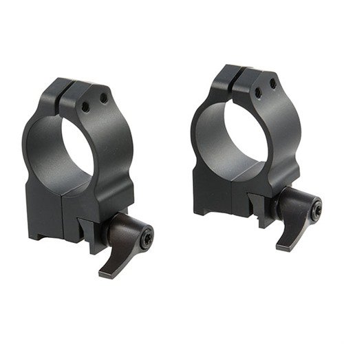 MAXIMA GROOVED RECEIVER LINE QUICK DETACH RUGER RINGS - WARNE MFG. COMPANY QD GRL RUGER M77 & HAWKEYE RINGS 1 INCH MED MATTE