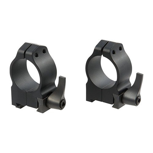 CZ 550 QUICK DETACH SCOPE RINGS - WARNE MFG. COMPANY 1" MEDIUM (0.925") QD 19MM DOVETAIL RINGS, BLACK