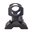 WARNE MFG. COMPANY 30MM ULTRA HIGH (1.435") 0 MOA MOUNT, BLACK