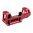 WARNE MFG. COMPANY 30MM ULTRA HIGH (1.435") 0 MOA MOUNT, RED