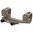 WARNE MFG. COMPANY 34MM ULTRA HIGH (1.435") 0 MOA MOUNT, DARK EARTH