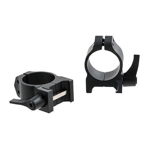 MAXIMA QUICK DETACH RINGS - WARNE MFG. COMPANY 1" LOW (0.25") QD RINGS BLACK