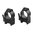 WARNE MFG. COMPANY 1" HIGH (.525") QD RINGS BLACK