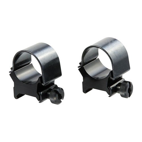 TOP MOUNT RINGS - WEAVER 1" HIGH, SATIN BLUE