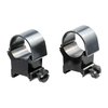 TOP MOUNT RINGS - 1" X-HIGH, SATIN BLUE