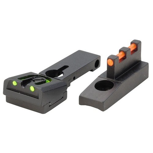 BROWNING BUCKMARK FIRE SIGHT FIBER OPTIC SIGHT SET - WILLIAMS GUN SIGHT FITS BROWNING BUCKMARK, ADJUSTABLE