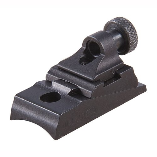 SAVAGE ARMS 110 WGRS RECEIVER REAR SIGHT - WILLIAMS GUN SIGHT SAVAGE ARMS 110 ADJ PEEP WGRS RECEIVER REAR SIGHT BLACK