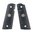 WILSON COMBAT FULLSIZE, BLK G10, STARBURST, FLAT GRIP
