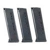 ELITE TACTCAL 1911 45 ACP HANDGUN MAGAZINE WITH POLYMER BASE - GOVT .45 ACP 8-RD, BLACK, POLYMER BASE 3-PACK