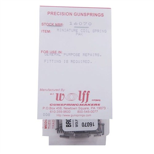 MINIATURE COIL SPRING PAK - KIT #1607 - WOLFF KIT #1607