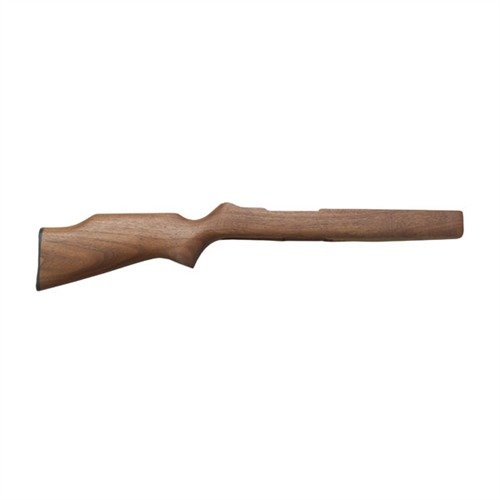 RUGER 10/22 RAISED YOUTH STOCK SPORTER - WOOD PLUS RUGER 10/22 RAISED YOUTH STOCK SPORTER WOOD BROWN
